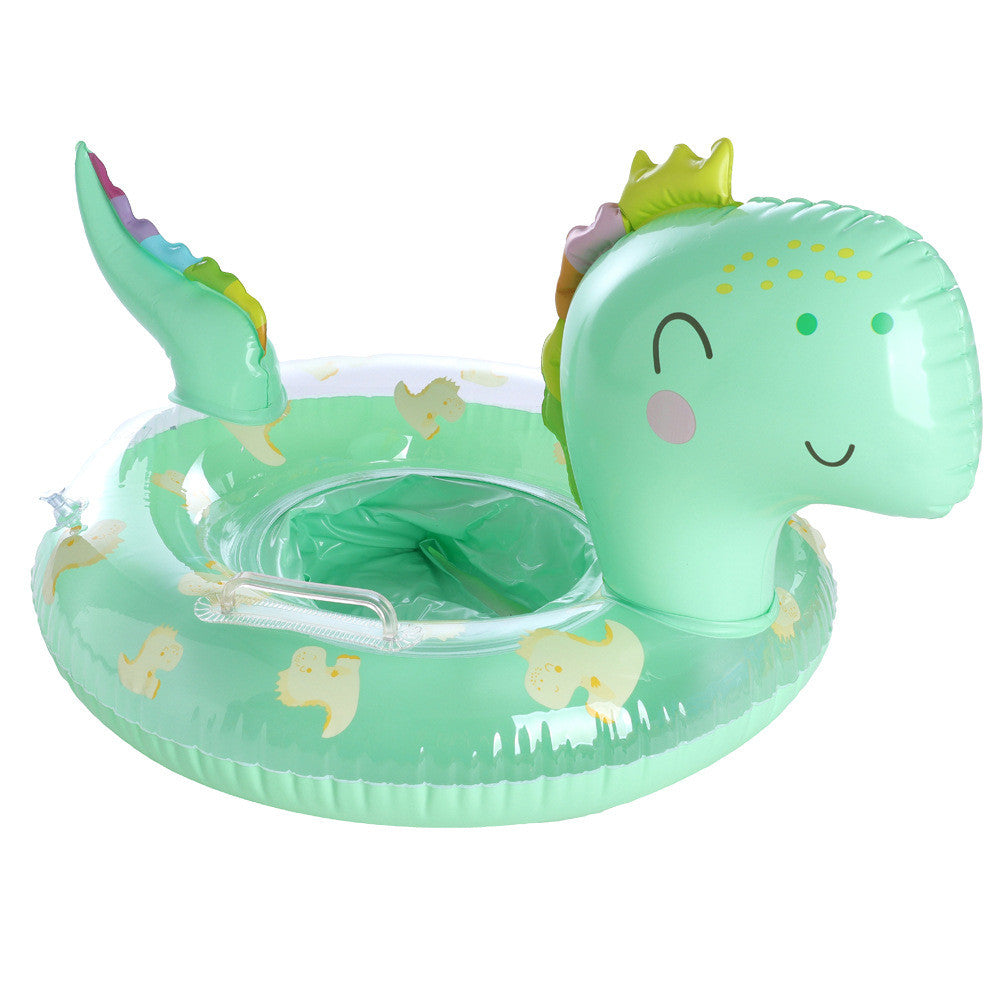 🦕 FLOTADOR DINOSAURIO CON SOMBRILLA – ¡Diversión y protección en el agua!