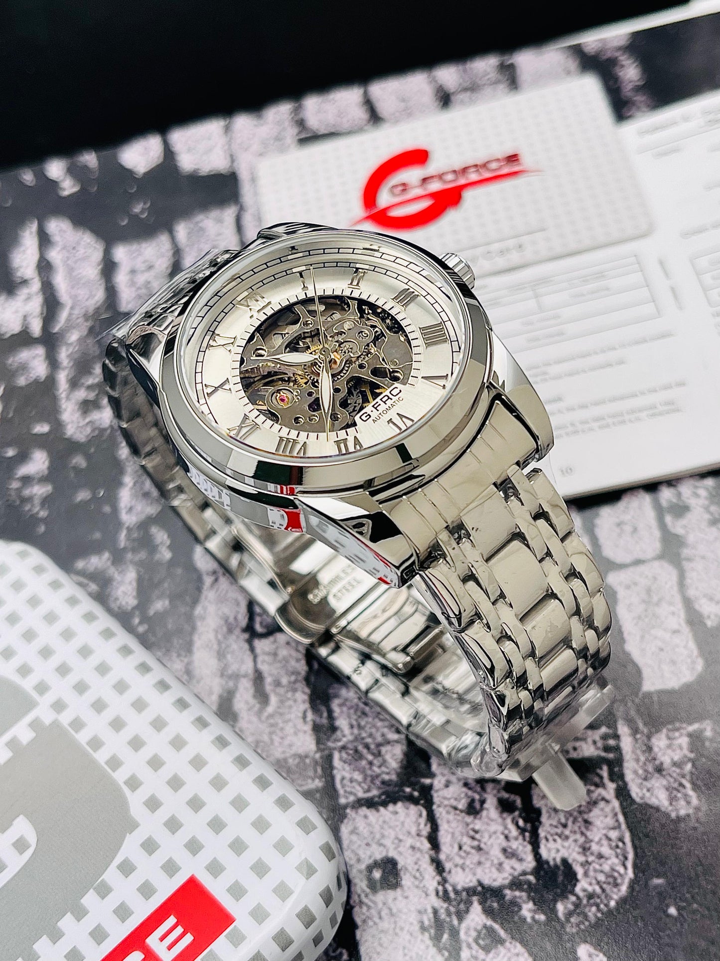 ⌚ Reloj G Force Automático – Elegancia Clásica con Números Romanos