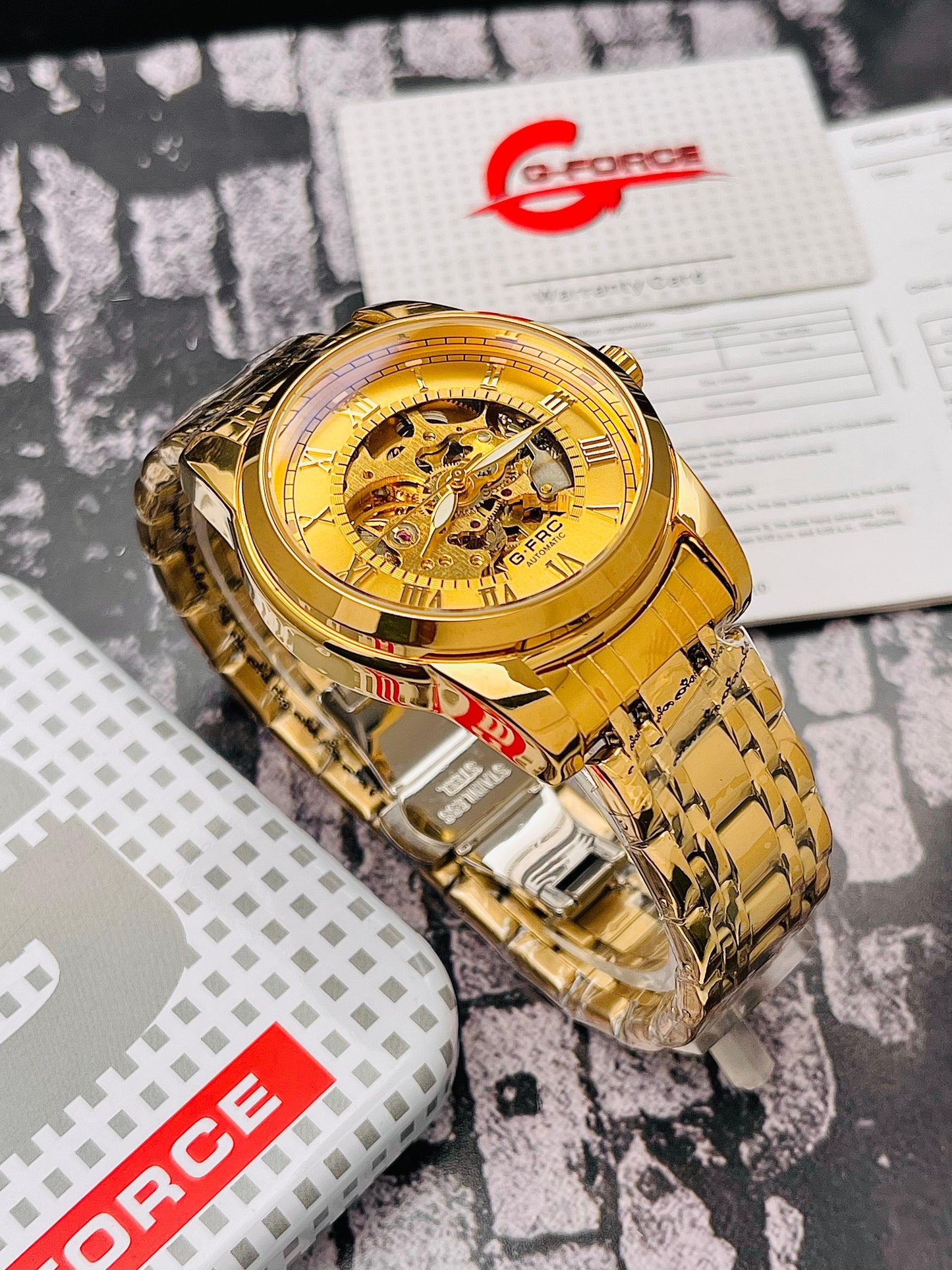 ⌚ Reloj G Force Automático – Elegancia Clásica con Números Romanos