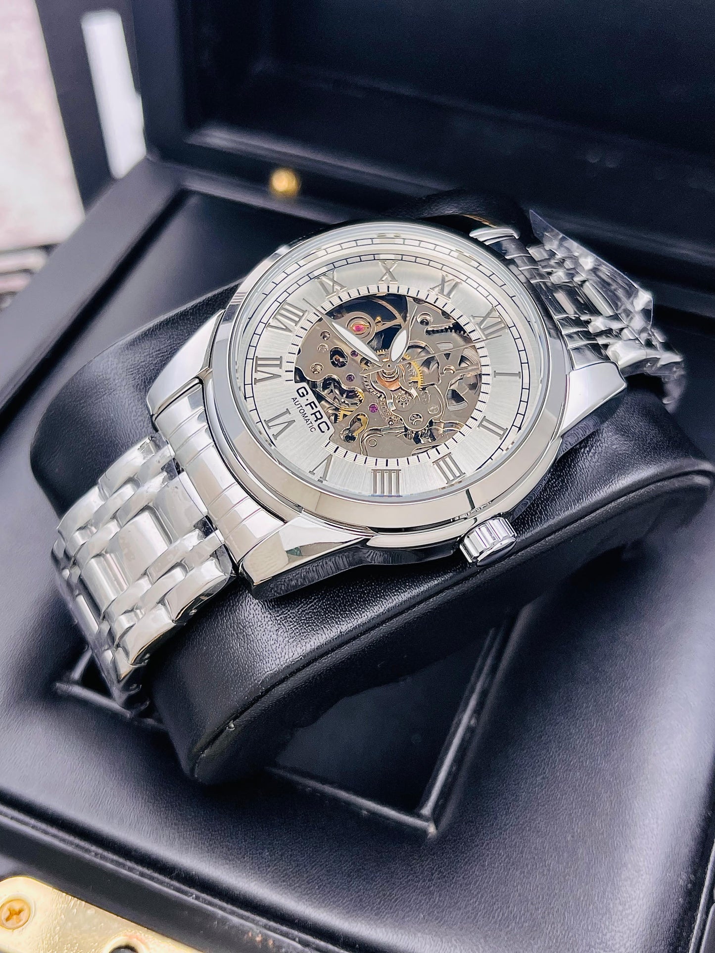 ⌚ Reloj G Force Automático – Elegancia Clásica con Números Romanos