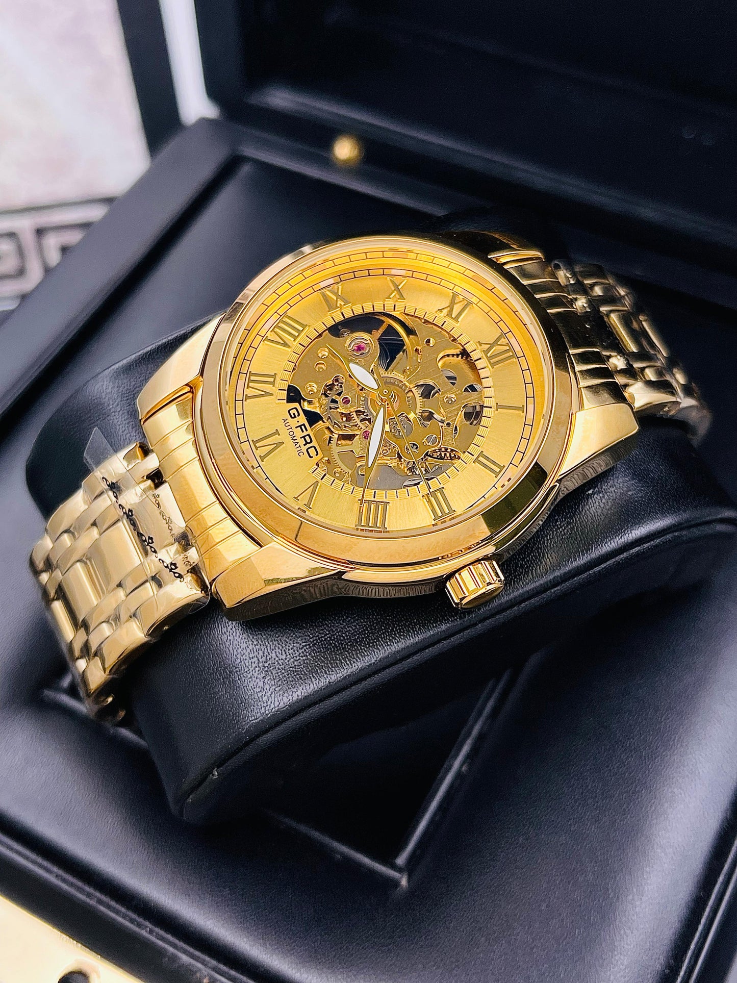 ⌚ Reloj G Force Automático – Elegancia Clásica con Números Romanos