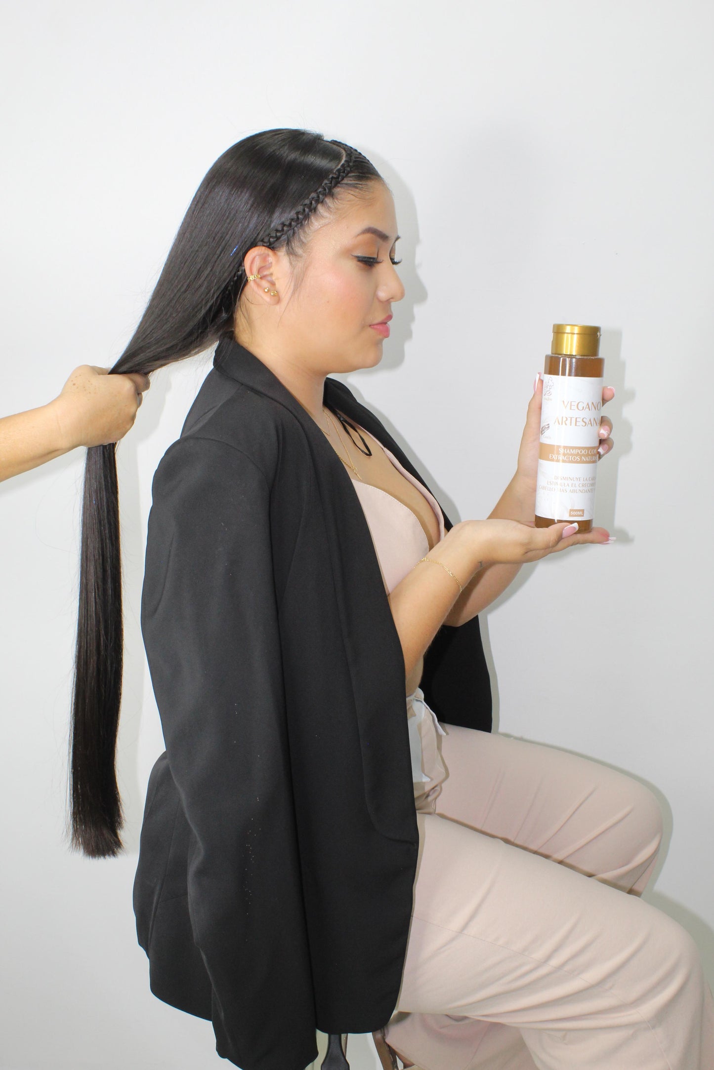 Espanhol 🌿!Kit com 4 produtos para cabelos naturais: força, crescimento e vitalidade desde a raiz! 🌿!Kit con 4 productos para cabello natural: ¡fuerza, crecimiento y vitalidad desde la raíz!