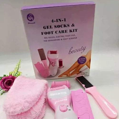 🌸 Kit Spa 4 en 1 para Pies – El secreto para unos pies suaves y perfectos