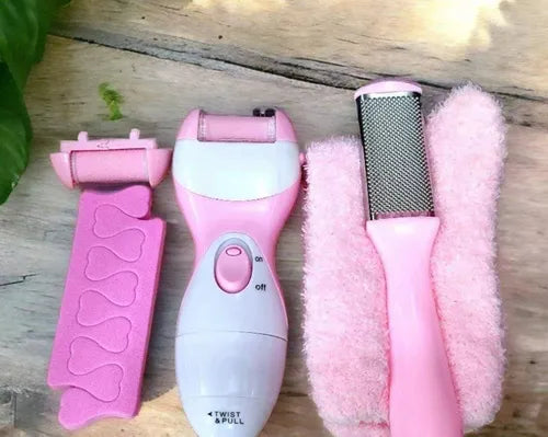🌸 Kit Spa 4 en 1 para Pies – El secreto para unos pies suaves y perfectos