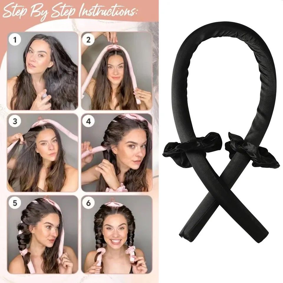 "Tubo de Satén para Ondas Perfectas sin Calor – Modelo PG92-1"