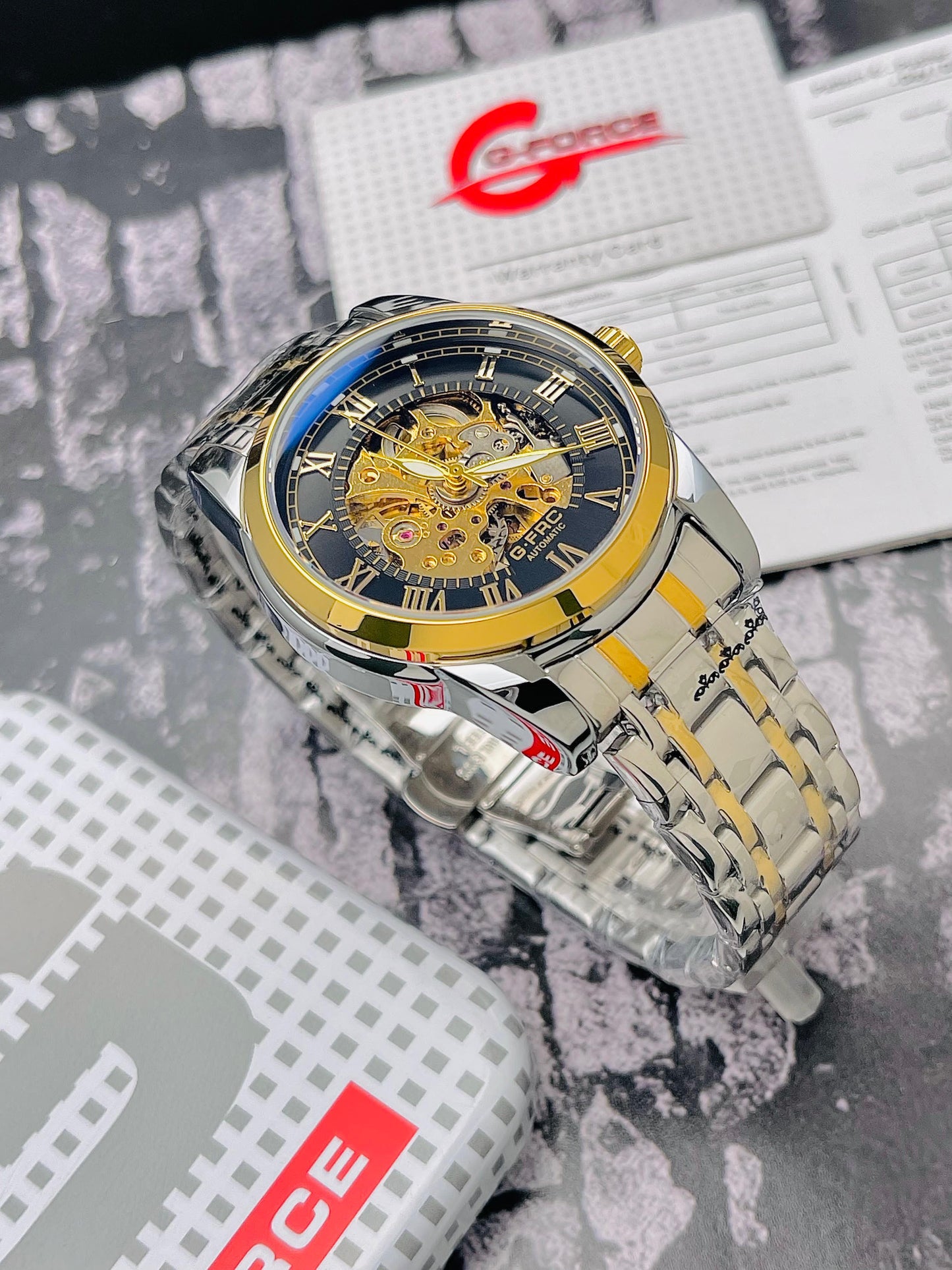 ⌚ Reloj G Force Automático – Elegancia Clásica con Números Romanos