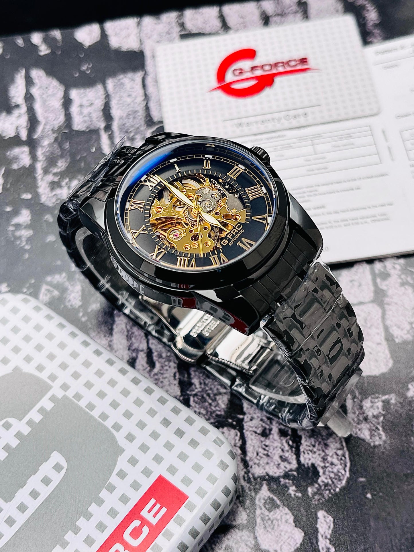 ⌚ Reloj G Force Automático – Elegancia Clásica con Números Romanos