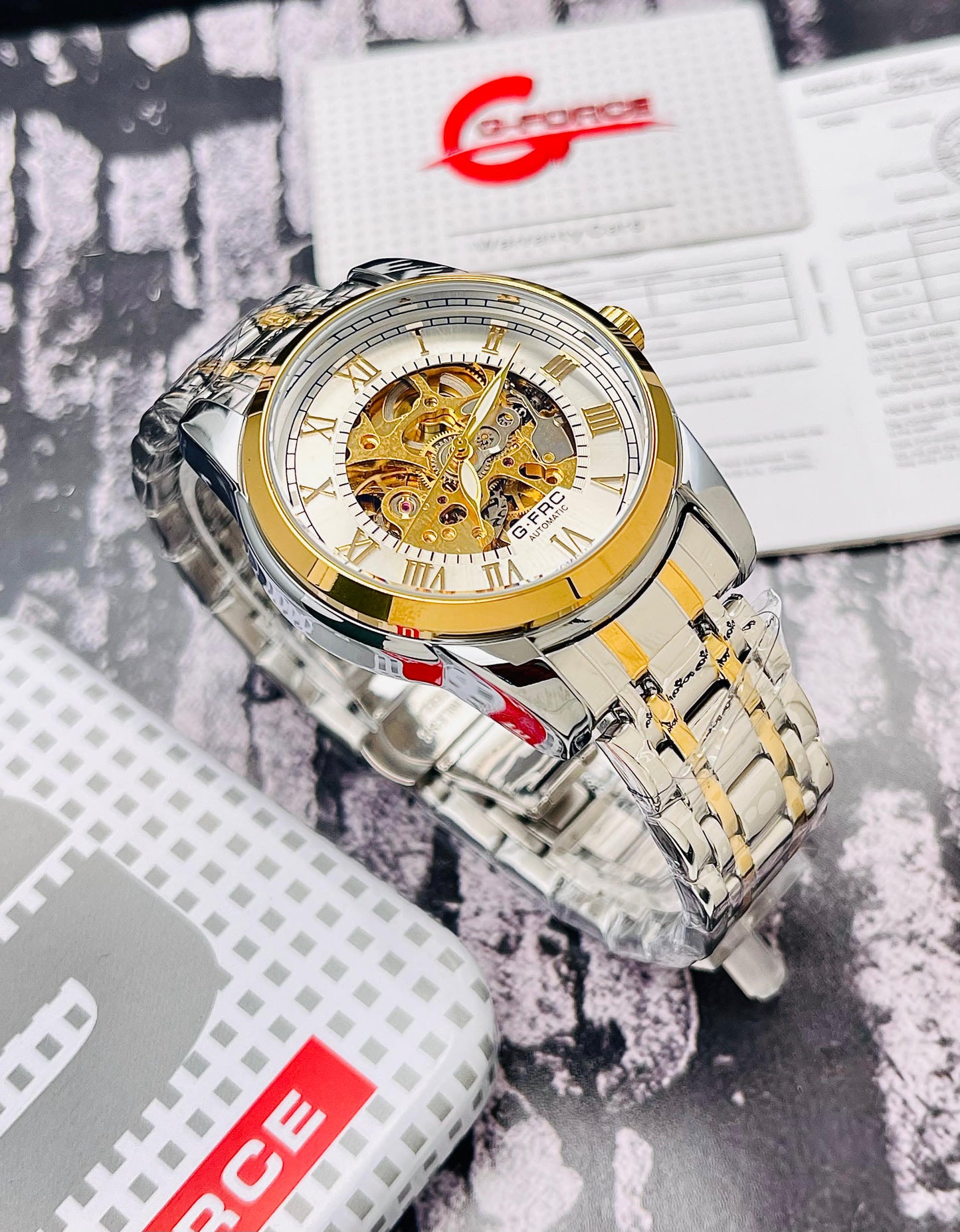 ⌚ Reloj G Force Automático – Elegancia Clásica con Números Romanos