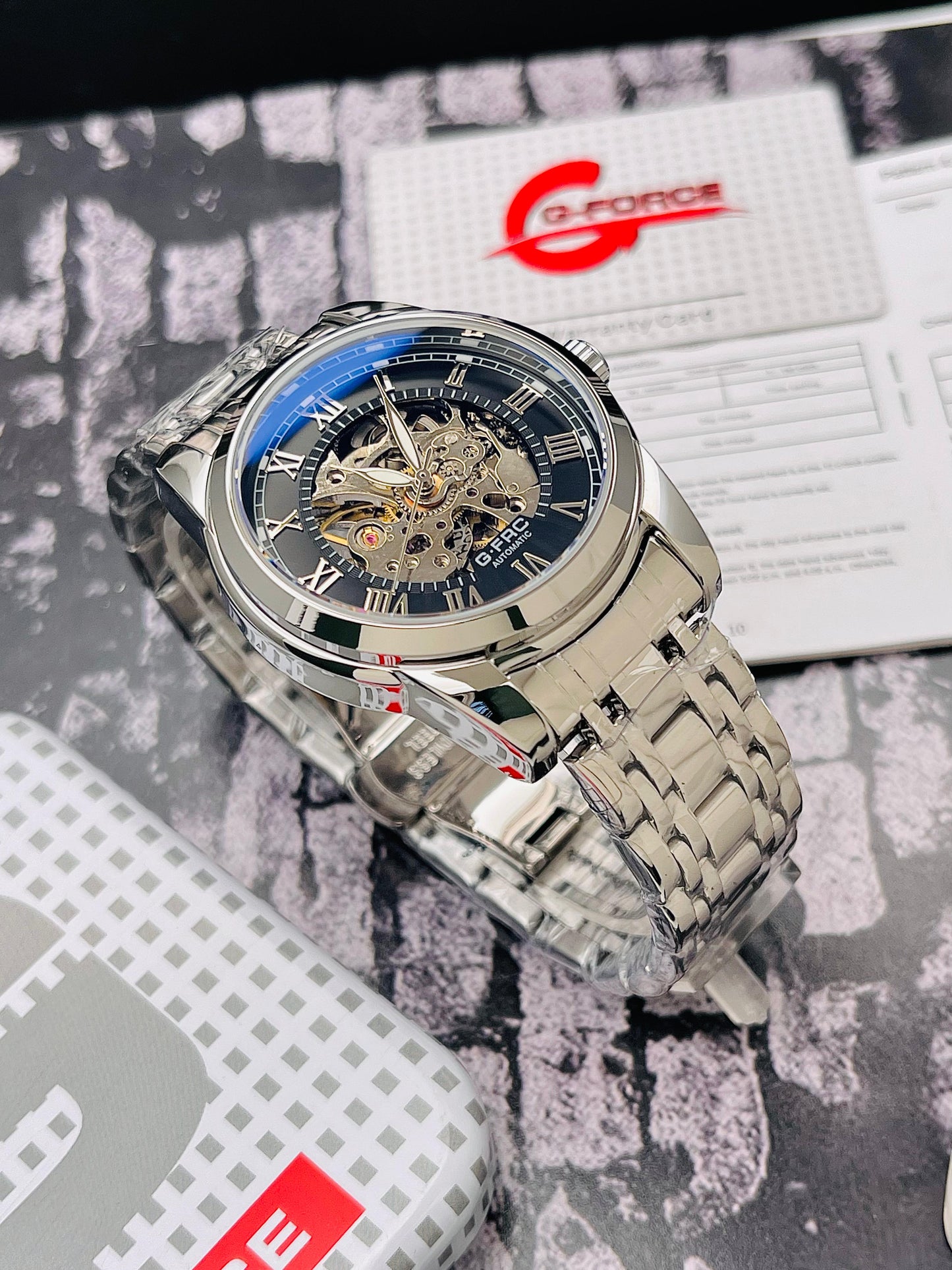 ⌚ Reloj G Force Automático – Elegancia Clásica con Números Romanos