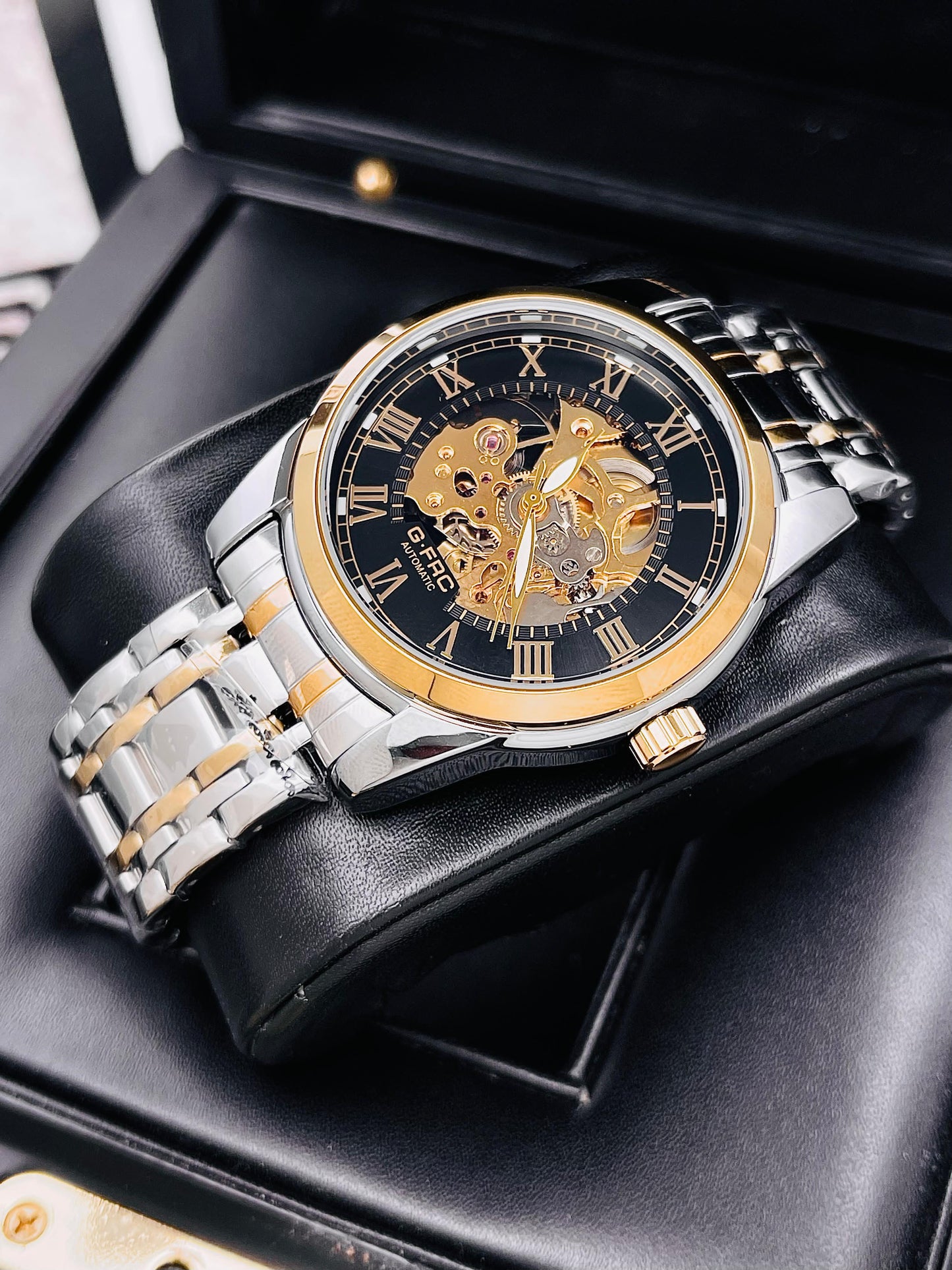 ⌚ Reloj G Force Automático – Elegancia Clásica con Números Romanos