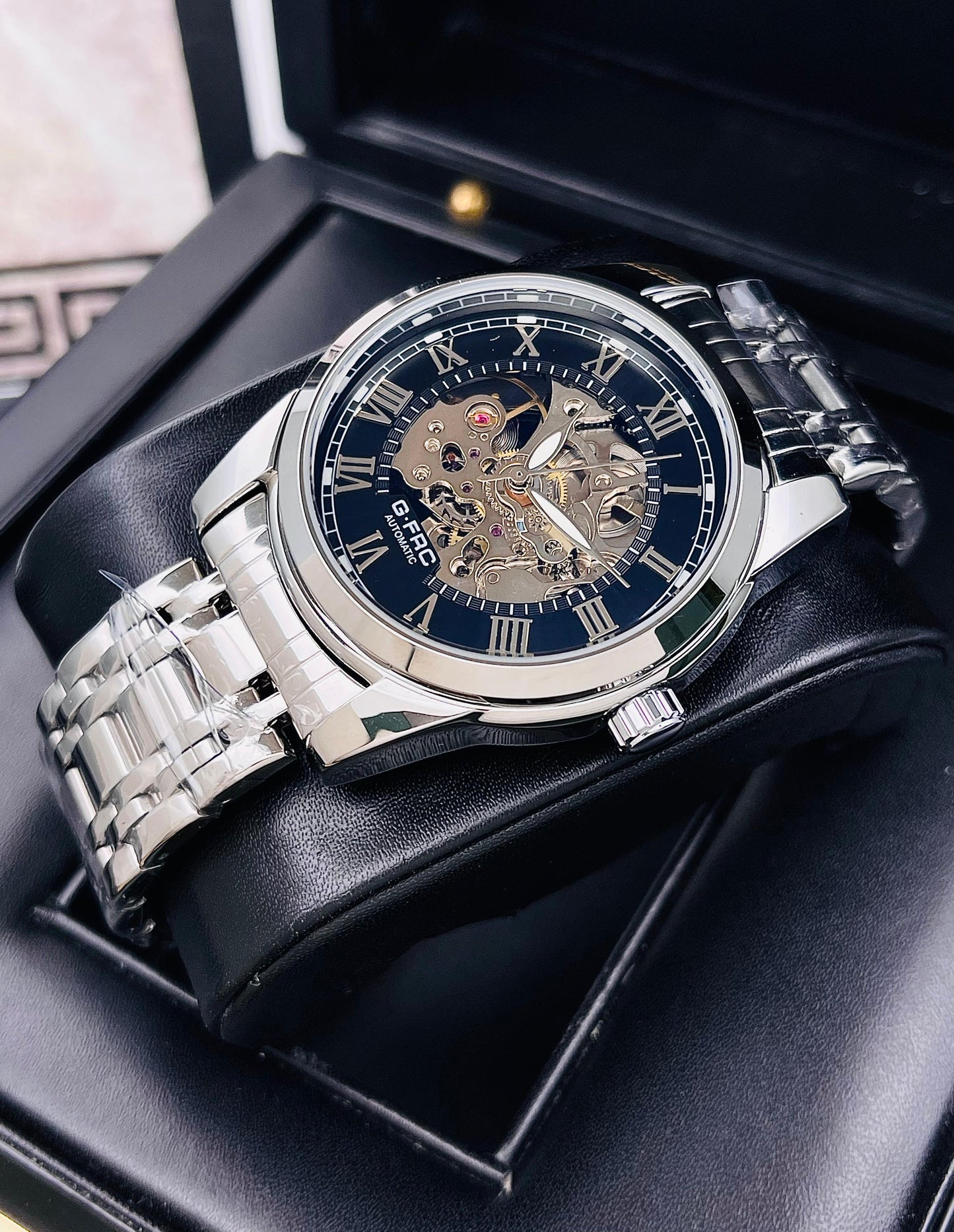 ⌚ Reloj G Force Automático – Elegancia Clásica con Números Romanos