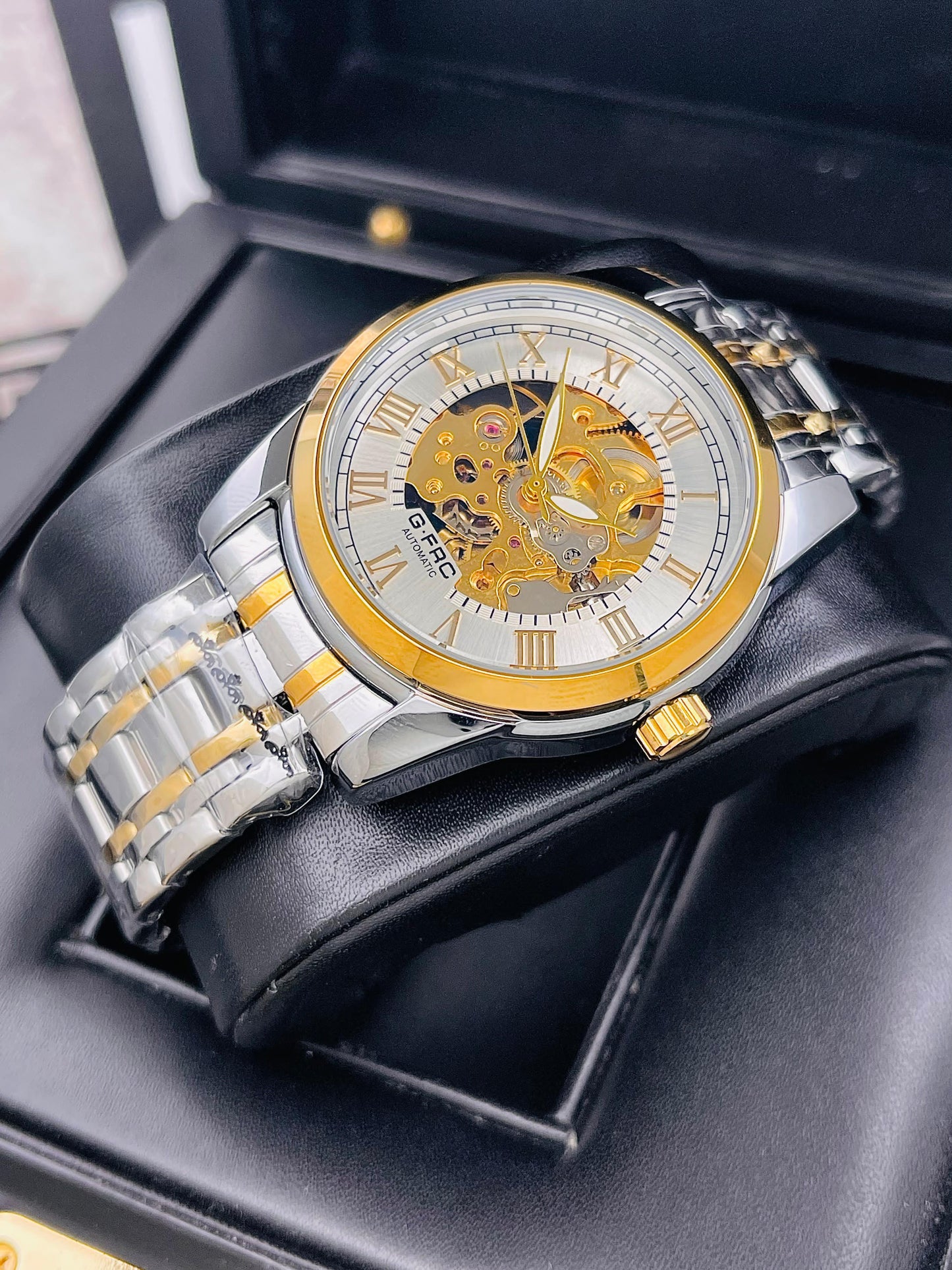 ⌚ Reloj G Force Automático – Elegancia Clásica con Números Romanos