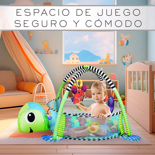 🍼 Gimnasio Infantil Todo en Uno – Juego, Estimulación y Diversión con Pelotas Incluidas
