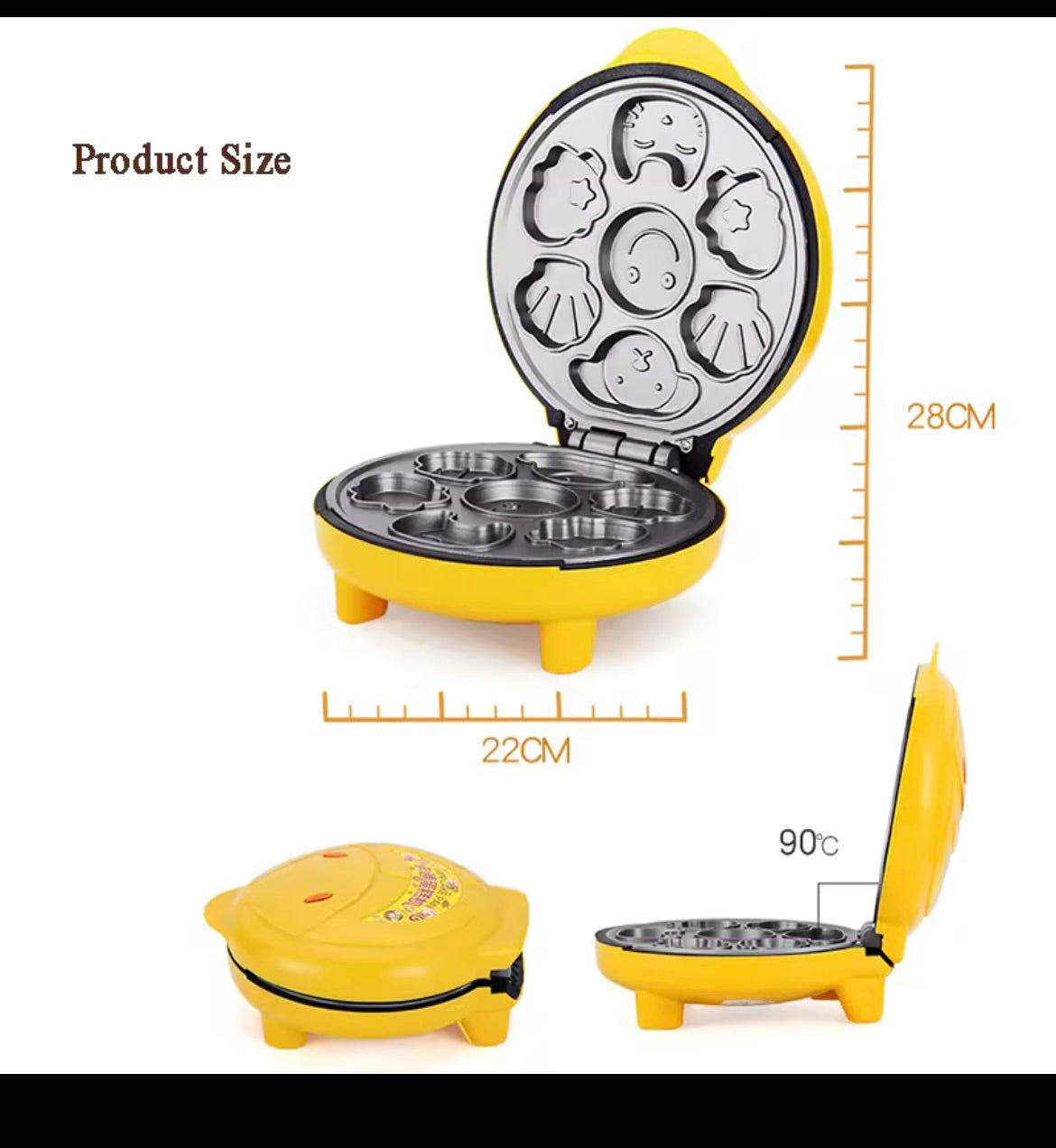 MINI MAQUINA FIGURAS INFANTILES PANCAKES