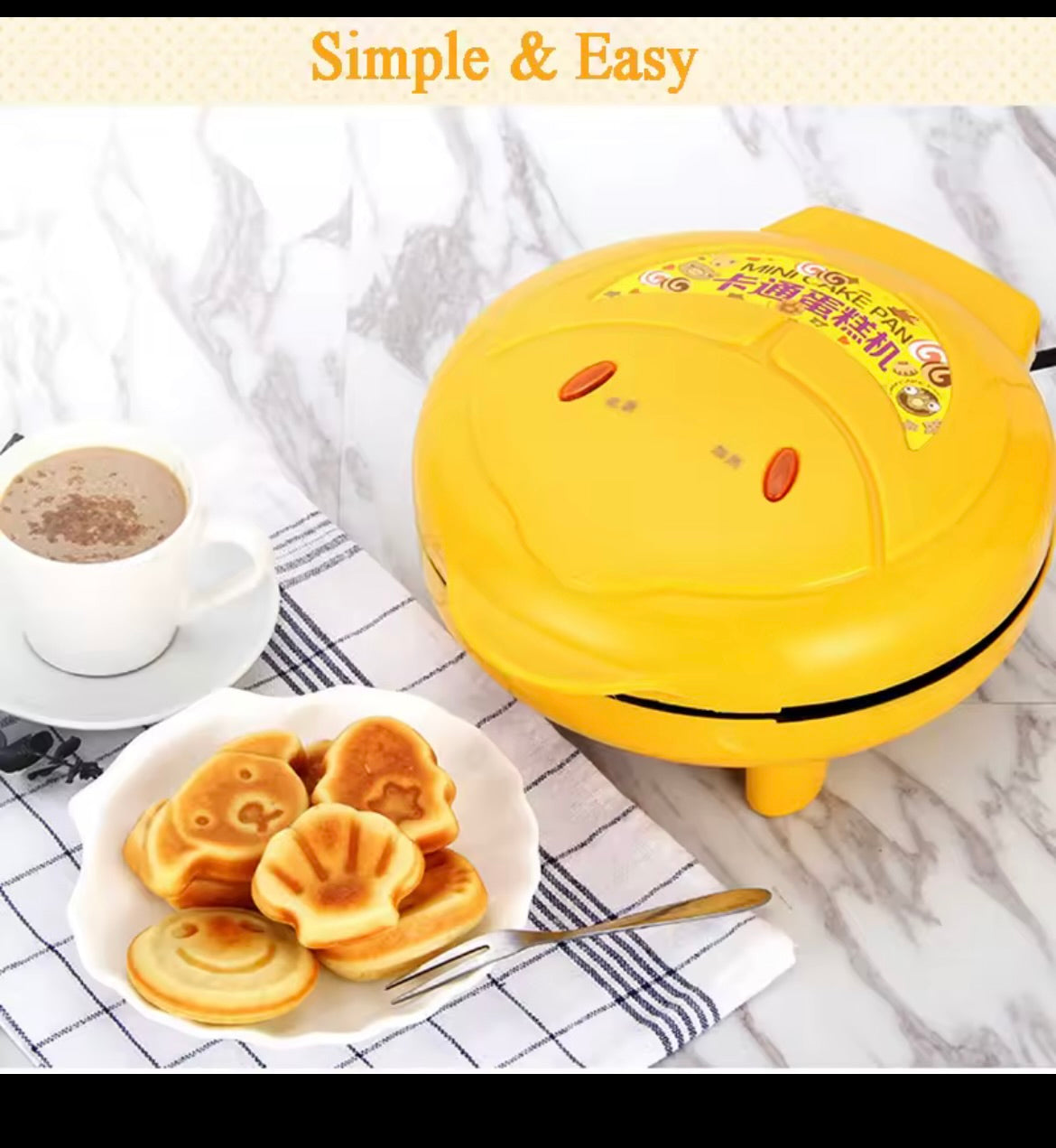 MINI MAQUINA FIGURAS INFANTILES PANCAKES