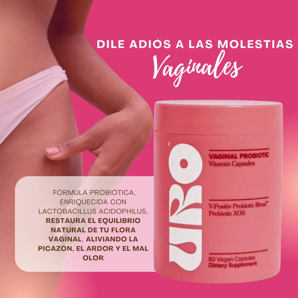 🌸 Probiótico Zona V URO – 60 Cápsulas Veganas